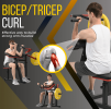 Strength training bending biceps bending and triceps extension machine Level 7 pull-out extension bench aerobic training abdomen arms back chest shoul