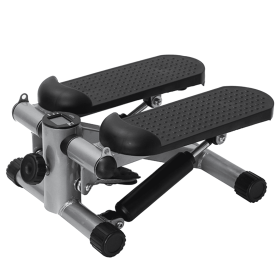 Mini Stepper for Exercise - 300 LBS Loading Capacity, Hydraulic Fitness Stepper with LCD Monitor (Color: as pic)
