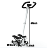 Black Sport Treader Resistance Belt Treader 330 lb Mini Treader LED Display Hydraulic Fitness Treader Home and Garage Gym Exercise squats for adults m
