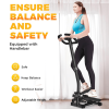 Black Sport Treader Resistance Belt Treader 330 lb Mini Treader LED Display Hydraulic Fitness Treader Home and Garage Gym Exercise squats for adults m