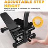Black Sport Treader Resistance Belt Treader 330 lb Mini Treader LED Display Hydraulic Fitness Treader Home and Garage Gym Exercise squats for adults m