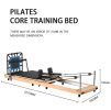 Pilates Bed, Beech Wood Pilates Equipment Studio, Shamachine home and garage gym body exercise multiple accessories squat rack adult men and women