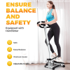 Black Sport Treader Resistance Belt Treader 330 lb Mini Treader LED Display Hydraulic Fitness Treader Home and Garage Gym Exercise squats for adults m