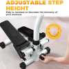 Black Sport Treader Resistance Belt Treader 330 lb Mini Treader LED Display Hydraulic Fitness Treader Home and Garage Gym Exercise squats for adults m
